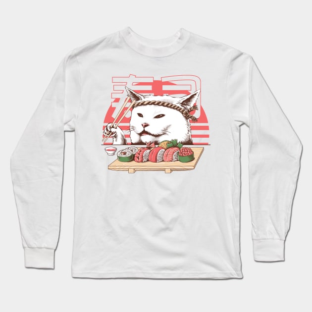 Master Chef Sushi Long Sleeve T-Shirt by quilimo